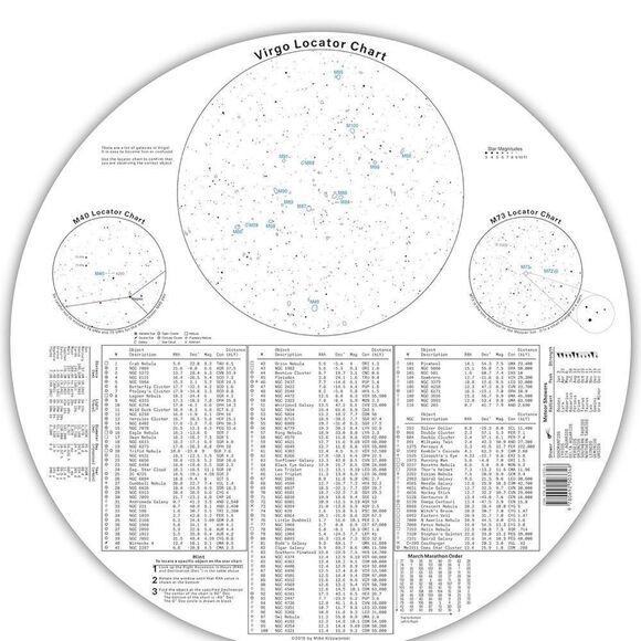 Messier Observer's Planisphere by Mike Krzywonski - Picture 2 of 4